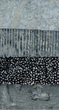 SBFQ4-71 Stash Builder [4 Fat Quarters] Grey and Black Batik from the Fire Range by Batik Australia Fabric Patchwork and Quilting
