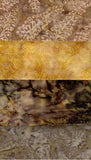 SBFQ4-73 Stash Builder Coordinating Prints Multi Pack Browns Medium Colour Value [4 Fat Quarters] Batik Fabric Patchwork and Quilting