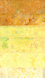 SBFQ6-8 Stash Builder [6 Fat Quarters] Yellow to Mustard Batik Fabric Patchwork and Quilting