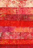 Bundle 8 Fat Quarters Cotton Batik Fabric