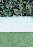 SBHM3-4-5 Stash Builder Coordinating Print Lustre Range with 2 Tonals [3 Half Meter Pack] Batik Fabric Patchwork and Quilting