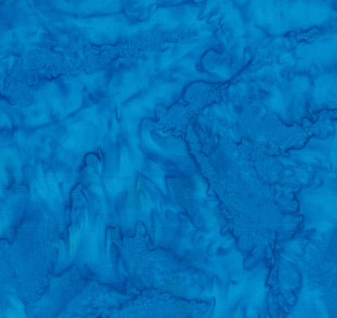 AT 014B Sapphire by Batik Australia Batik Fabric Patchwork and Quilting