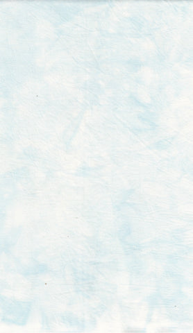 THDCR EK 03 Very Pale Blue, Hand Dyed Batik Cotton for Quilting.