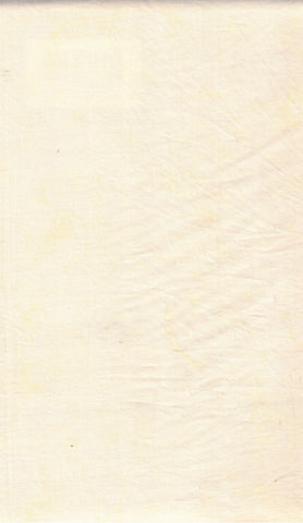 THDCR EK 08 Pale Creamy Yellow, Hand Dyed Batik Cotton for Quilting.
