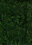 THDG EK 002 Bottle Green Hand Dyed Batik Cotton for Quilting.