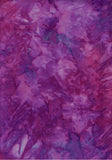 THDP EK 001 Violet Purple with Navy Blue Flecks Hand Dyed Batik Cotton for Quilting.