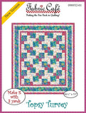 FCP Topsy Turvy Fabric Cafe 3 Yd Quilts Pattern - Topsy Turvy