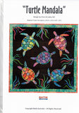 BA TM 2 Turtle Mandala Pattern and Fabric Kit, Quilt Size 50" x 50" , 125cm x 125cm