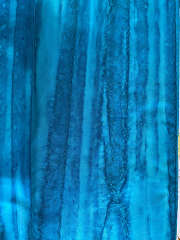WG 419 E Dark Aquamarine Regular Striped Cotton Batik Fabric for Patchwork Quilting