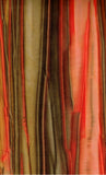 WG ABS-10 Orange Tan Khaki Lined Stripe Cotton Batik Fabric