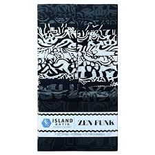 SBJR40-5 Zen Funk by Island Batik Black Prints Fabric Roll 40 x 6.5cm x 110 cm Strips