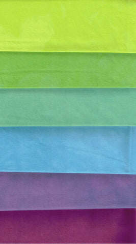 Hand Dyed Fat Quarter Bundle- 12 Fat Quarters/ HBFQ12-4