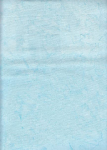 AT 001- Sky Blue Batik Fabric Patchwork and Quilting