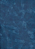 AT 017  Navy Blue Batik Fabric Patchwork and Quilting