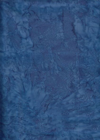 AT 015 Harbor Blue Batik Fabric Patchwork and Quilting