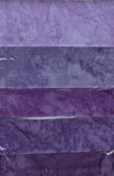 AT 194 Purple  Fat Quarter [5 Pack] Batik Fabric Patchwork and Quilting