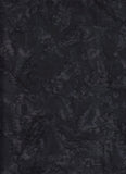 AT 099 Black Batik Fabric Patchwork and Quilting