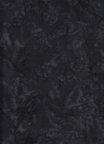 AT 099 Black Batik Fabric Patchwork and Quilting