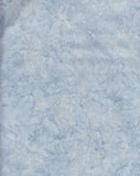 AT 002 - Soft Blue Batik Fabric Patchwork and Quilting