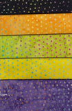 BA 001 PP008 Vibrant Spots [5 FQ] Batik Fabric Patchwork and Quilting