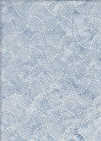 Sale 0.8m piece BAALC 1048  Blue Grey Dot Australian Country Floral