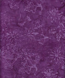 BAAL 876 Purple Star Flower on Purple Native Brights Sale Piece 0.75M