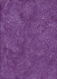 PREMIUM QUILT BACK BA 0876 Purple Star Flowers