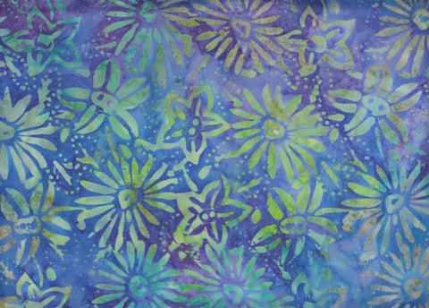 CAB 0257  Blue and Purple Lime Flower Dots Sale 1.1M Piece