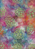 CAB 1406 Multi Color Turtles 1.0M Sale Piece