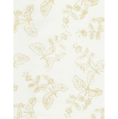 CACB 432 Buff Natural small Leaves Background Print