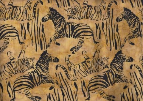 CACB 623 Africa Tan Animal Scatter Anthology Batiks
