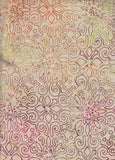 CAOY 014 Orange Hot Pink Lime Abstract Pattern