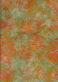 CAOY 159 Yellow Orange Green Silky Oak Leaves