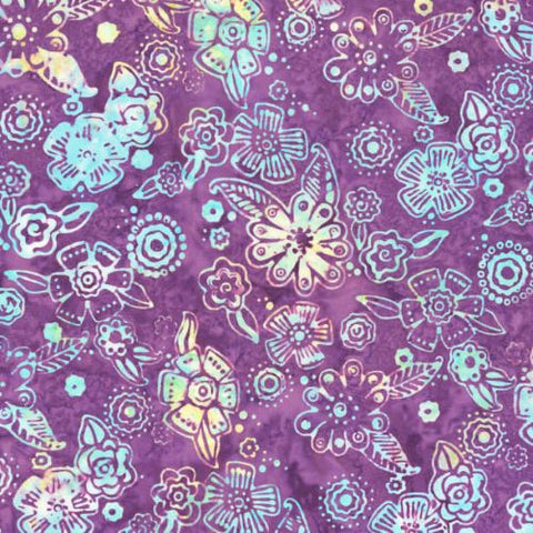 CAP 360 Purple Aqua Flowers Sale 0.4M piece