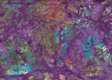 CAP 304 Purple Abstract Leaves Sale 30CM Piece