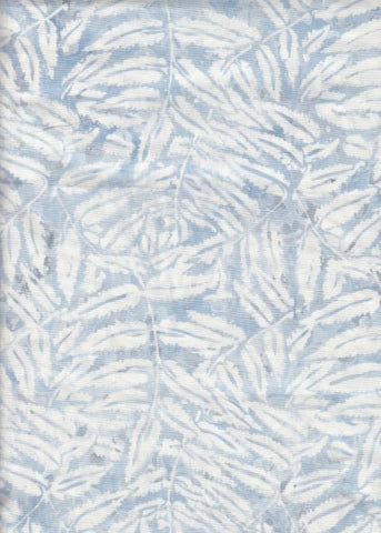 CAWBG 457 Blue Grey Leaf Abstract
