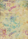 CAB BTS 1417 Mermaid Sea Life On Yellow