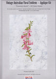 BA Pattern A33 Common Heath Vintage Floral Emblems Applique Kit