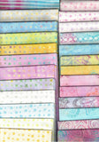 PPSFQ21 FF Fat Quarter Set of 21 Fairy Floss Range by Batik Australia 5.25M Batik Cotton