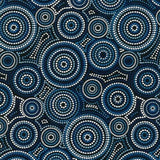 PCC 1290 Quilt Backing Fabric Malkamalka Blue   Printed Craft Fabric
