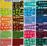 PPSQF Batik Australia Noughts and Crosses  40 x 2.5" x 110" Strip Rolls