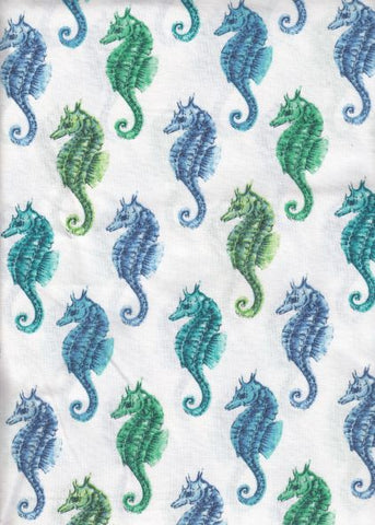 PCC 0136 Sea Horse   Printed Craft Fabric
