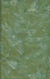 AT 029 Fern Green Batik Fabric Patchwork and Quilting