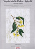 BA Pattern A38 Tasmanian Bluegum Vintage Floral Emblems Applique Kit