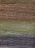 WG BAS 007 Stripe Green Tan Brown Gray Wide Stripe