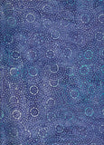 PREMIUM QUILT BACKING BA 1052 Blue Purple Stacked Circles Dots and Dashes