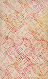 PREMIUM QUILT BACKING BA 1059 orange Yellow Apple Core Dots and Dashes