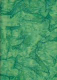 AT 034 Bahama Green Batik Fabric Patchwork and Quilting