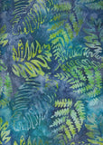 CAB 0246 Blue Green Leaf Outline Sale 1.1M Piece