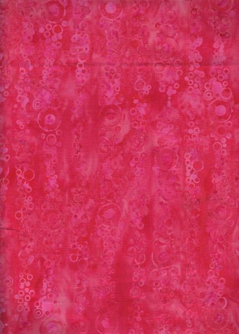 CAR 209 Hot Pink Vine Bubble Drift Anthology Batik